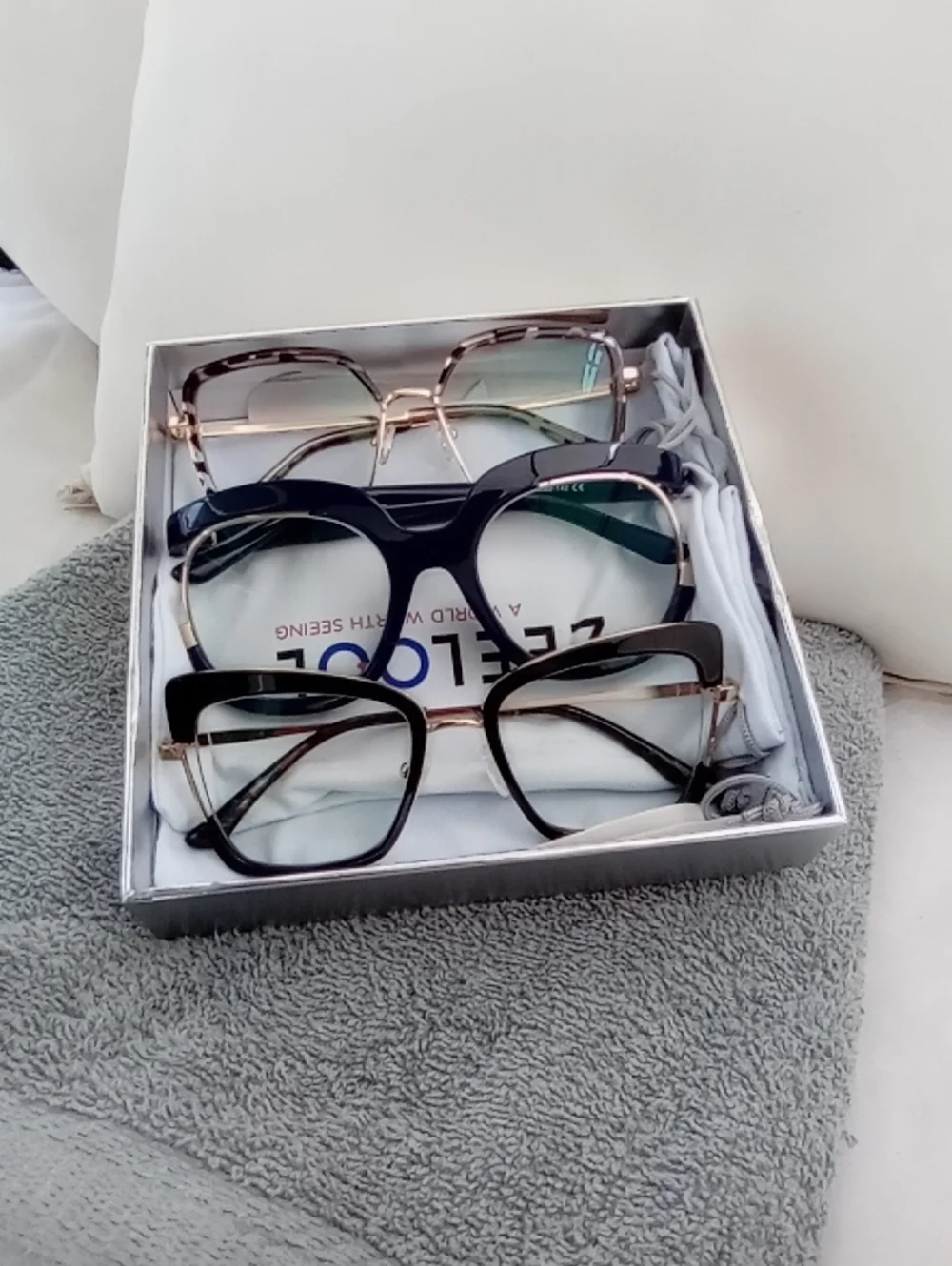 Women's Triple Pack Fashion Eyeglasses - Black & Tortoiseshell
